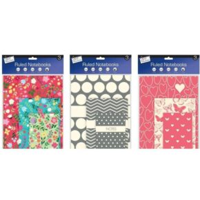 Alternative view of Notes bøger, 3 størrelser i 3 designs