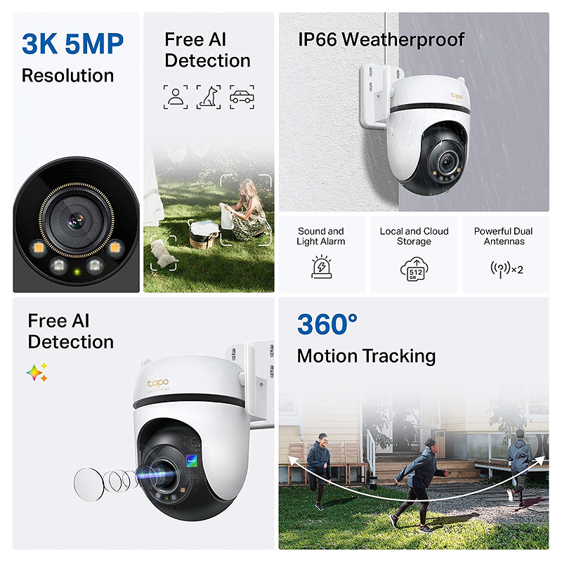 TP-Link TAPO C530WS security camera - Billede 5