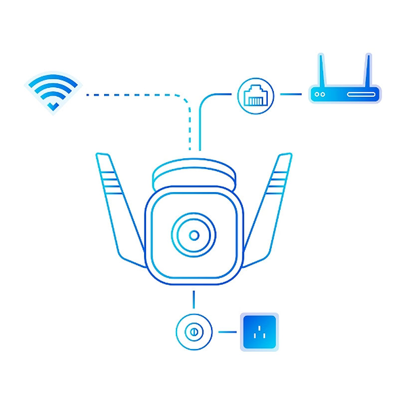 TP-Link Tapo TC65 security camera - Billede 3