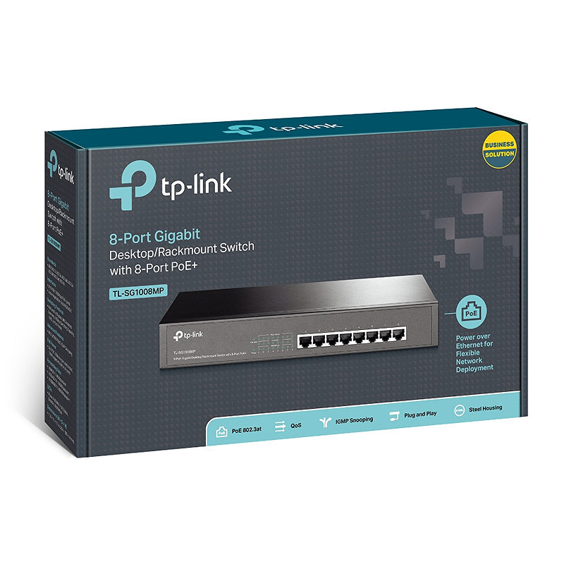 TP-Link TL-SG1008MP - Billede 4