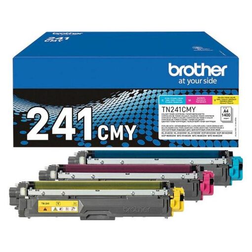 Brother Toner Mulitpack TN-241CMY für HL-3140CW/-3150CDW/-3170CDW/ MFC-9140CDN/-9330CDW/-9340CDW/ DCP-9020CDW cyan - Image 2