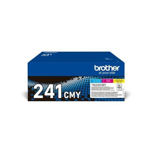 Brother Toner Mulitpack TN-241CMY für HL-3140CW/-3150CDW/-3170CDW/ MFC-9140CDN/-9330CDW/-9340CDW/ DCP-9020CDW cyan