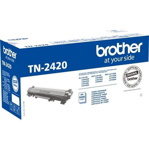 Brother Toner TN-2420 für HL-L2310D/L2350DW/L2370DN/ L2375DW/DCP-L2510D/L2530DW/ L2550DN/MFC-L2710DN/L2710DW/ L2730DW/2750DW high capacity black - Image 2