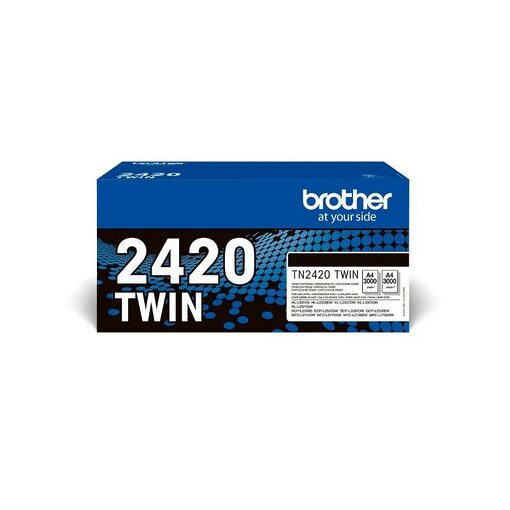 Brother Toner TN2420TWIN HL-L2310D/L2350DW/L2370DN/ L2375DW/DCP-L2510D/L2530DW/ L2550DN/MFC-L2710DN/L2710DW/ L2730DW/2750DW TWIN PACK high capacity black - Image 3