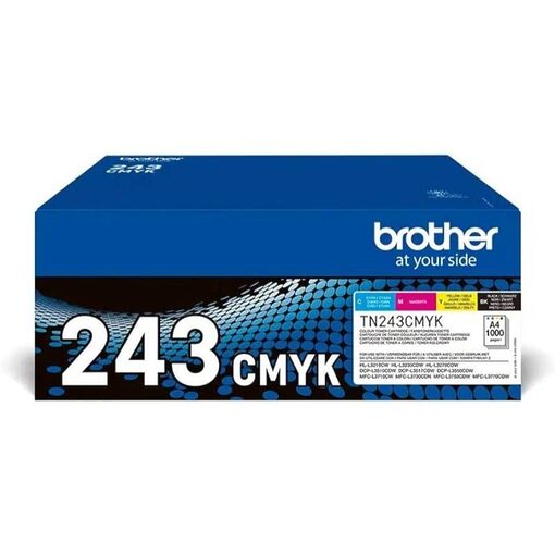 Brother Toner Multipack TN-243CMYK für DCP-L3510CDW/-L3550CDW/ HL-L3210CW/-L3230CDW/-L3270CDW/ MFC-L3710CW/-L3730CDN/ -L3750CDW/-L3770CDW