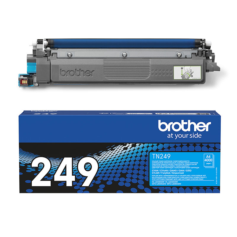 Brother TN-249C tonerpatron 1 stk Original Blå - Billede 2