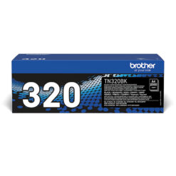 Brother TN-320BK tonerpatron 1 stk Original Sort