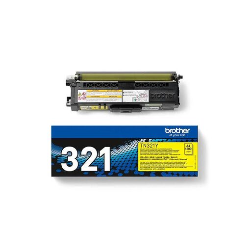 Brother Toner TN-321Y für HL-L8250CDN/L8350CDW/DCP-L8400 CDN/L8450CDW/MFC-L8650CDW/ L-8850CDW yellow