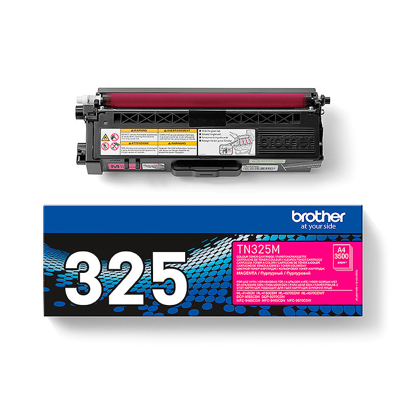 Brother TN-325M tonerpatron 1 stk Original Magenta - Billede 4