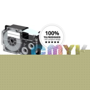 Alternative view of Casio XR-12YW tape CMYK komp.