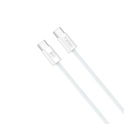 Alternative view of T-PHOX CC15 SERIES USB-C/USB-C CABLE 60W 3A WHITE
