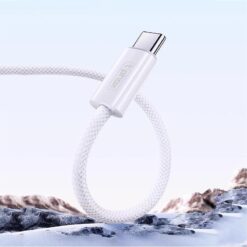 T-PHOX CC15 SERIES USB-C/USB-C CABLE 60W 3A WHITE - Billede 3