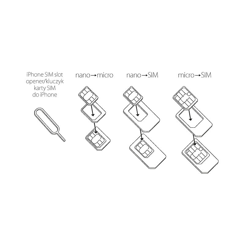 Forever set of SIM card adapters - Billede 2