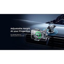 Alternative view of CAR HOLDER REMAX RM-C31 15W WIRELESS BLACK