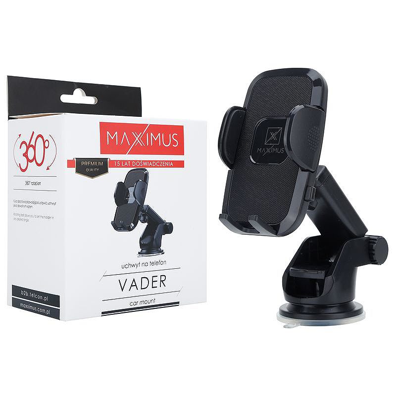 CAR HOLDER MAXXIMUS VADER BLACK FOR WINDSHIELD - Billede 5