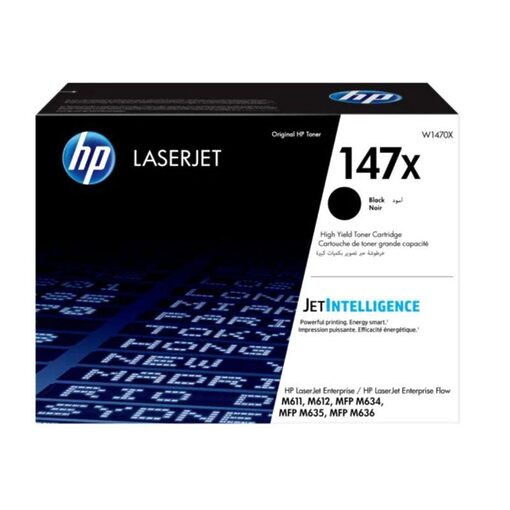 HP Toner Cart. W1470X (147X) für HP Laserjet Enterprise M611,M612,M635,M636