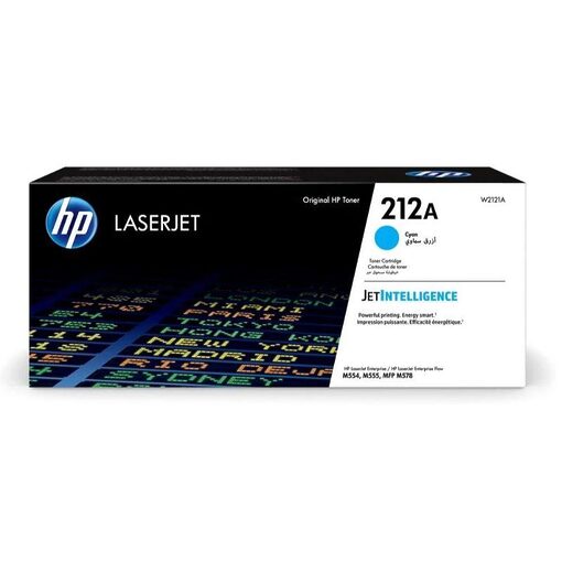 HP-212A Cyan Toner Cartridge Enterprise M555dn,M554dn, M555dn W2121A