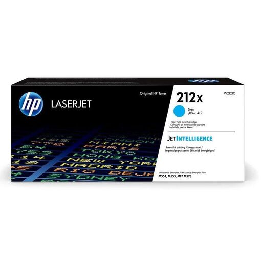 HP-212X Cyan Laserjet Toner Cartridge Enterprise M555dn W2121X