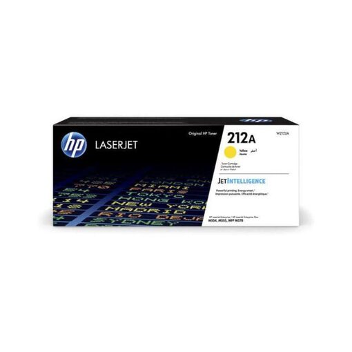 HP-212A Yellow Laserjet Toner Cartridge Enterprise M554dn,M555dn,M555x W2122A