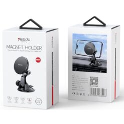 Alternative view of YESIDO MAGNET CAR HOLDER C177 MAGSAFE BLACK