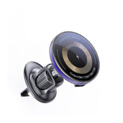 YESIDO MAGNETIC CAR HOLDER C308 FOR VENT, WIRELESS 15W, MAGSAFE BLACK