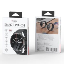 Alternative view of YESIDO SMARTWATCH BT 5.2 300mAh IP67 WITH 2 STRAPS BLACK