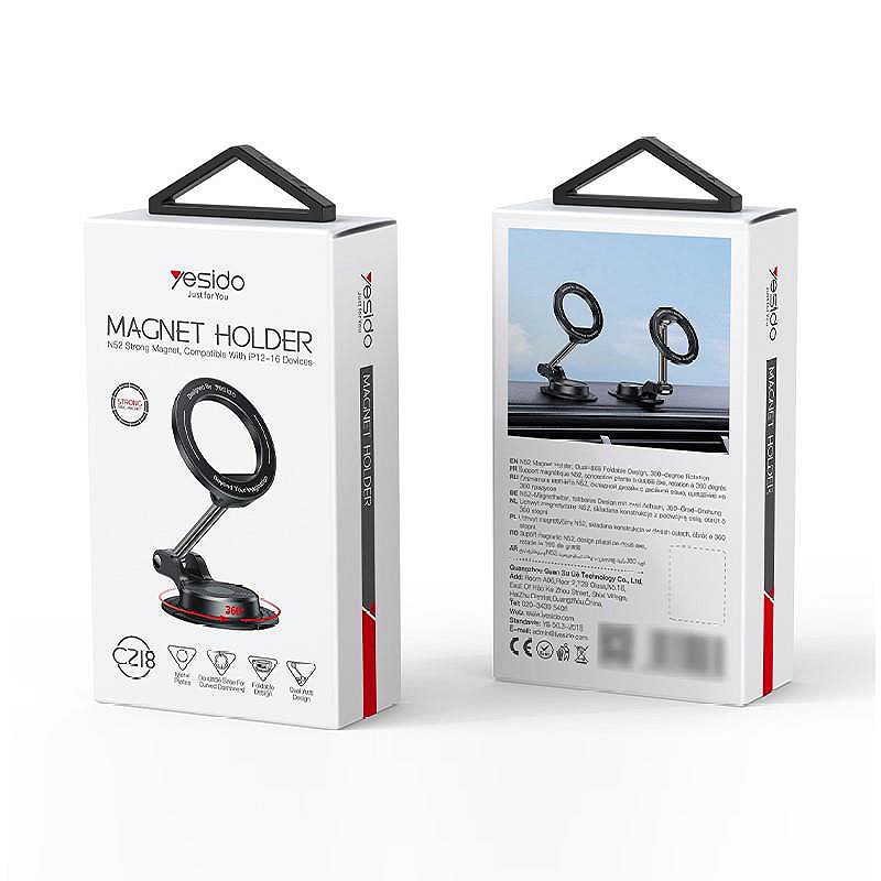 Alternative view of YESDIO MAGNETIC CAR HOLDER C218 MAGSAFE BLACK
