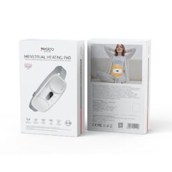 Alternative view of Yesido Menstrual Belt MG28 white 1800mAh with 4-level heat settings & 3 vibration speeds