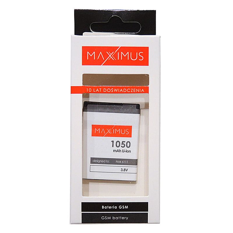 BAT. MAXXIMUS NOK 6111 1050 LION - Billede 4