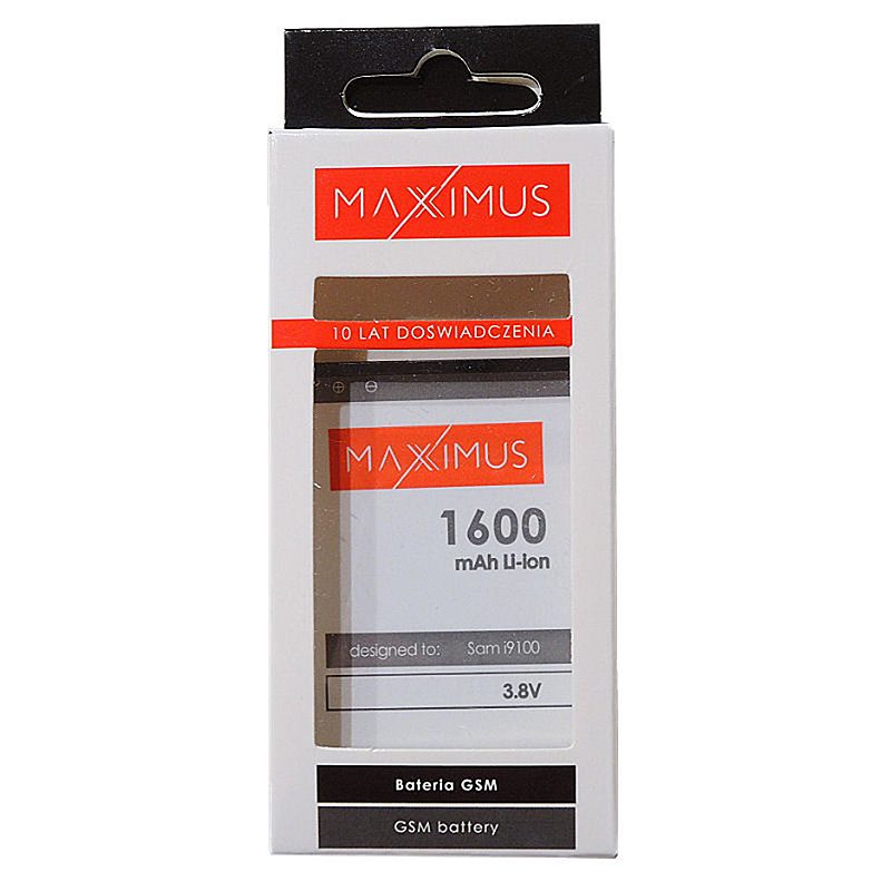 BAT. MAXXIMUS SAM i9100 1600 LION - Billede 4