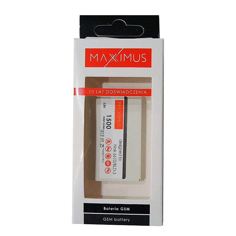 BAT. MAXXIMUS NOK 6610 1500 LIONBLD-3 - Billede 4