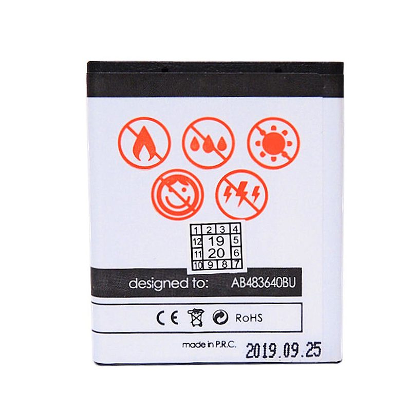 BAT. MAXXIMUS SAM J600 1000 LIONM600/S8300/C3050/B3310/S7350 - Billede 2