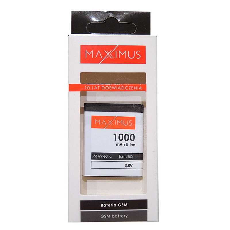 BAT. MAXXIMUS SAM J600 1000 LIONM600/S8300/C3050/B3310/S7350 - Billede 4
