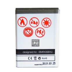Alternative view of BAT. MAXXIMUS SAM S5830 1600mAh