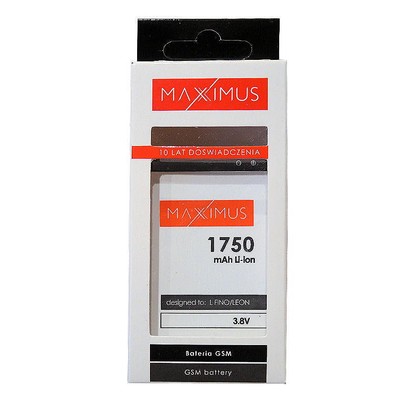 BATTERY MAXXIMUS LG FINO / LEON 1750 mAh BL-41ZH - Billede 4
