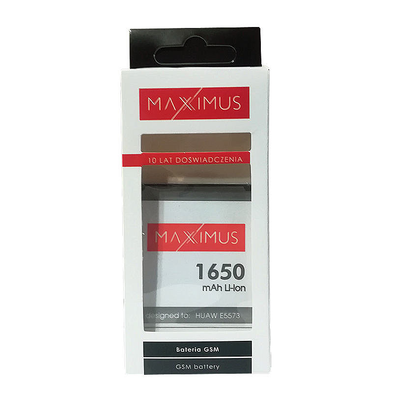 BATTERY MAXXIMUS HUAWEI E5573 LTE 4G 1650mAh modem HB434666RBC - Billede 4