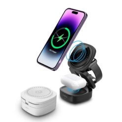 Alternative view of maXlife Magnetic Wireless Charger 3in1